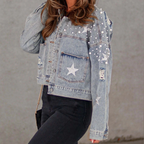 R&B | Moderne Jeansjacke für Damen für den Herbst