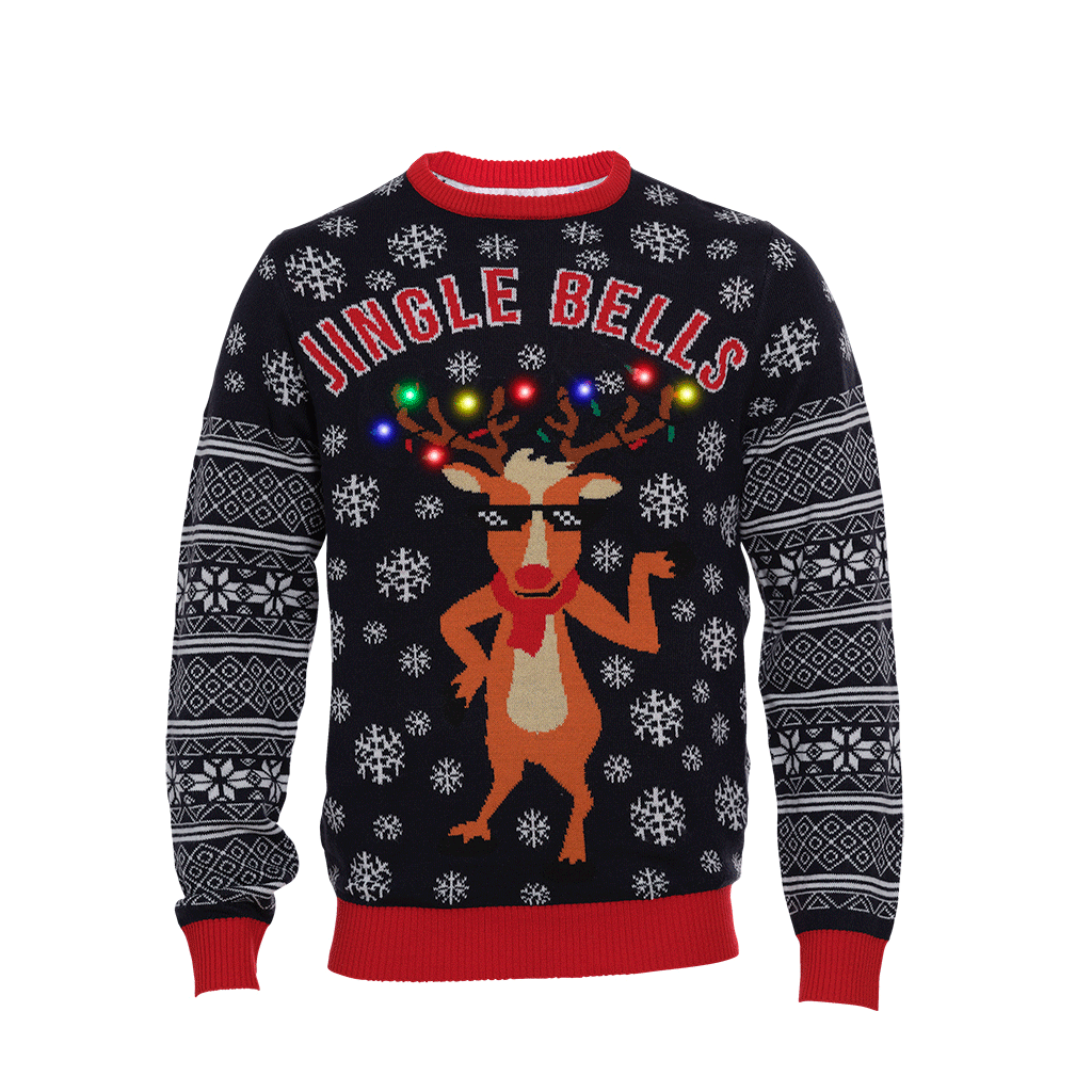 R&B | Jingle Bells Weihnachts-Pullover Herren