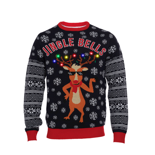R&B | Jingle Bells Weihnachts-Pullover Frauen
