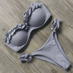 R&B | Push-Up Bikiniset mit Rüschen für Damen