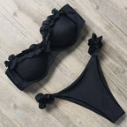 R&B | Push-Up Bikiniset mit Rüschen für Damen