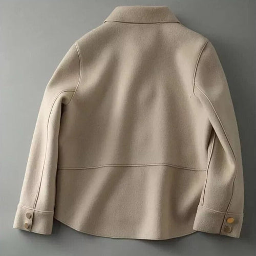 R&B | Kurze Jacke mit Knöpfen Im Warmen Stil für Damen