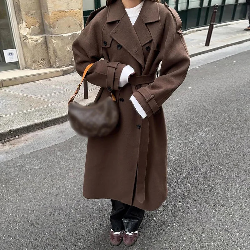 R&B | Woolly Coat - Damenmantel für Herbst und Winter