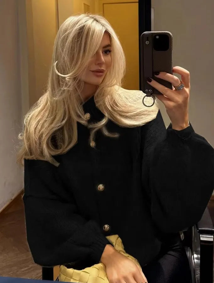 R&B | Stilvolle Oversized Wollcardigan für Damen