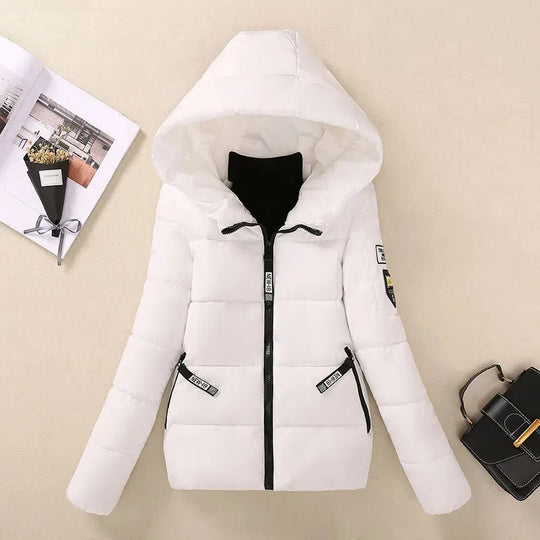 R&B | Gefütterte Winterparka mit Kapuze Warme Jacke