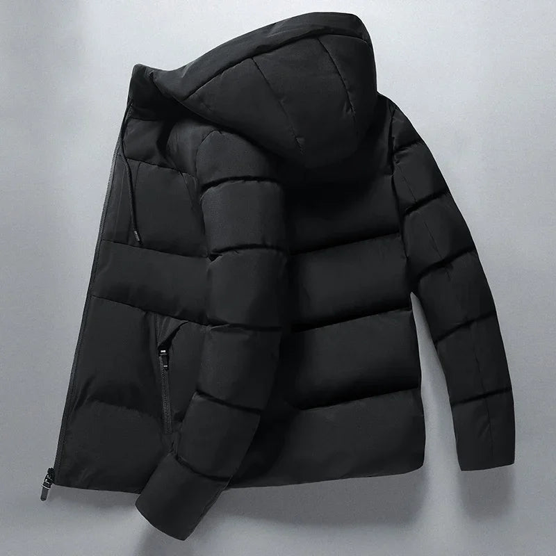 R&B | Gepolsterte Winterjacke mit Kapuze Polyester Warm und Funktional