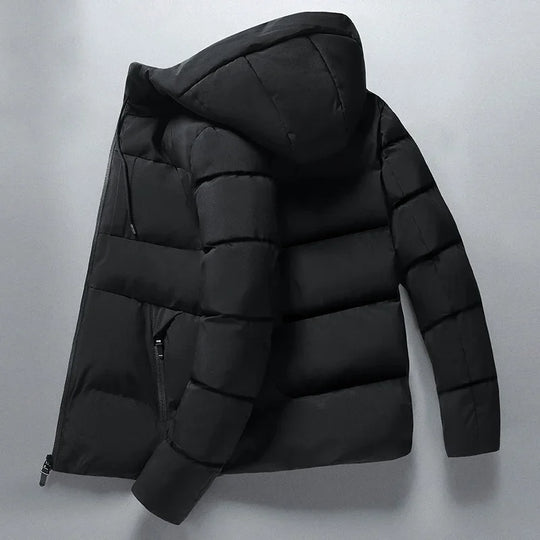 R&B | Gepolsterte Winterjacke mit Kapuze Polyester Warm und Funktional