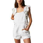 R&B | Ärmelloses Denim Overall Jumpsuit für Frauen