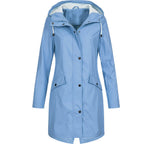 R&B | Damen Kapuzen Langjacke
