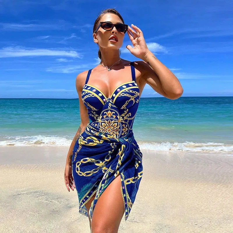 R&B | Badeanzug mit Strandrock