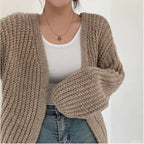 R&B | Oversized Chunky Strickjacke
