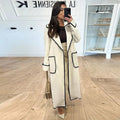 R&B | Kuscheliger Langer Damen-Trenchcoat