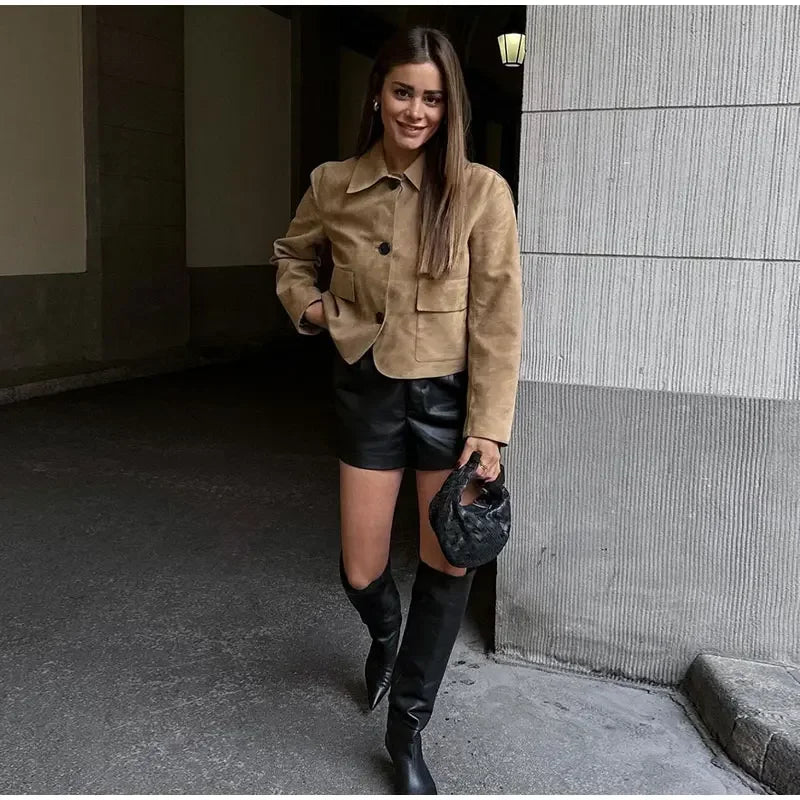 R&B | Damen Wildlederjacke
