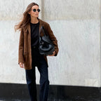 R&B | Braune Wild jacke Mit Revers Chic Und Warm