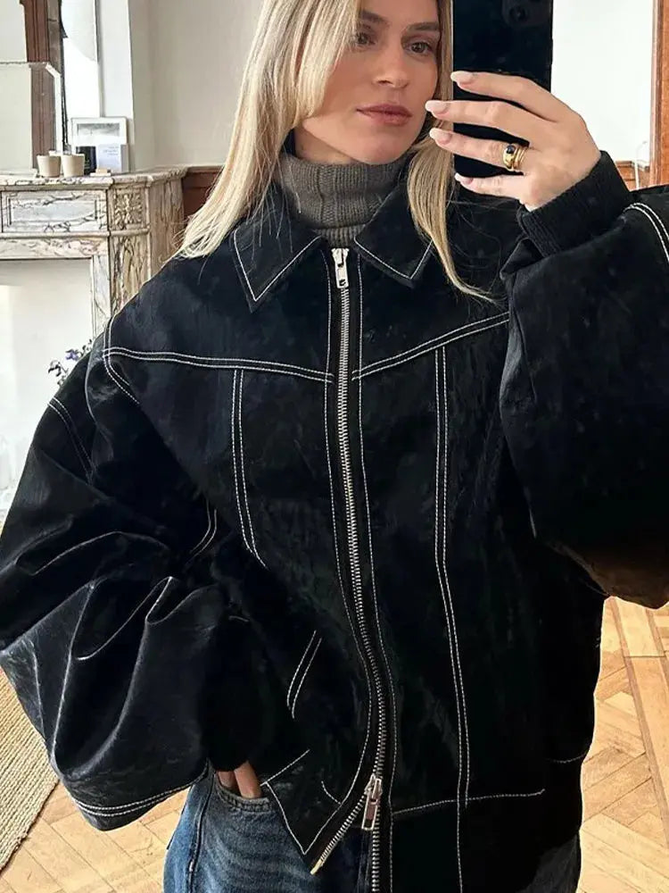 R&B | Jacke in Übergröße Herbstmode