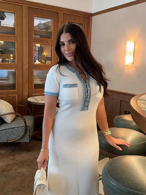 Damen Poloshirt Kleid