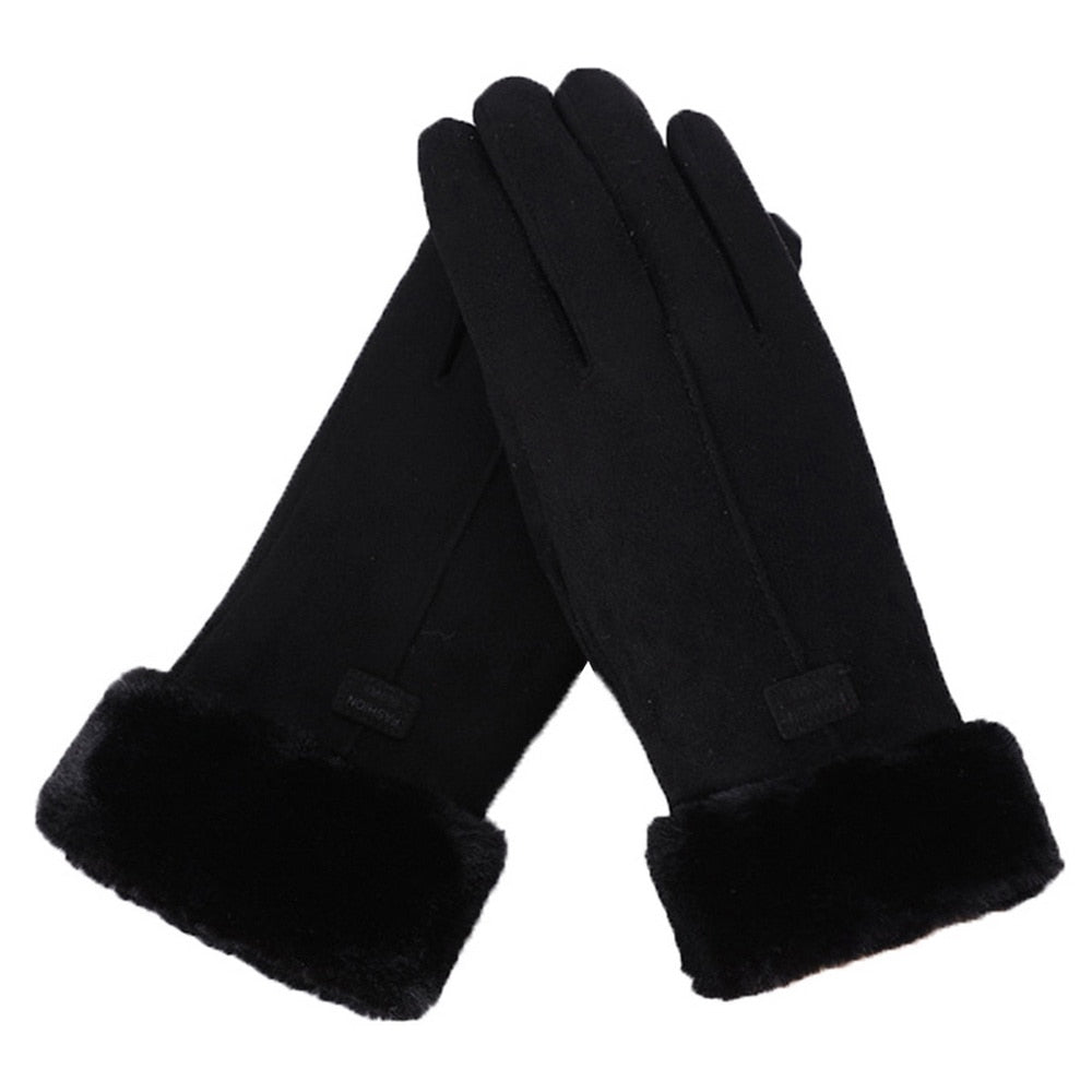 R&B | Schicke und Stilvolle Winter Furry Handschuhe für Frauen
