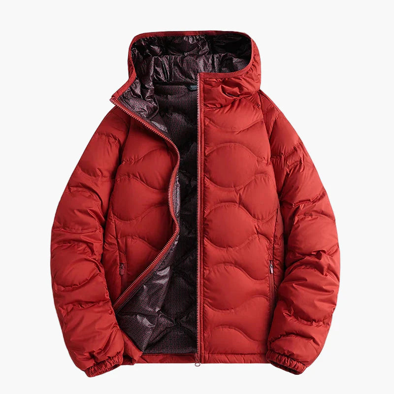 R&B | Steppjacke mit Kapuze - Winter Outdoor Freizeitjacke