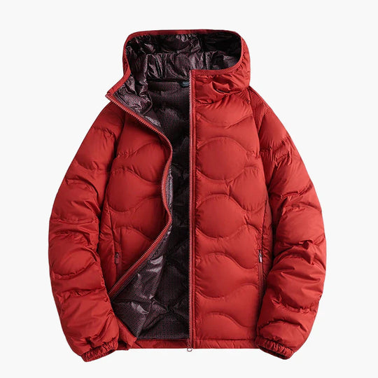 R&B | Steppjacke mit Kapuze - Winter Outdoor Freizeitjacke