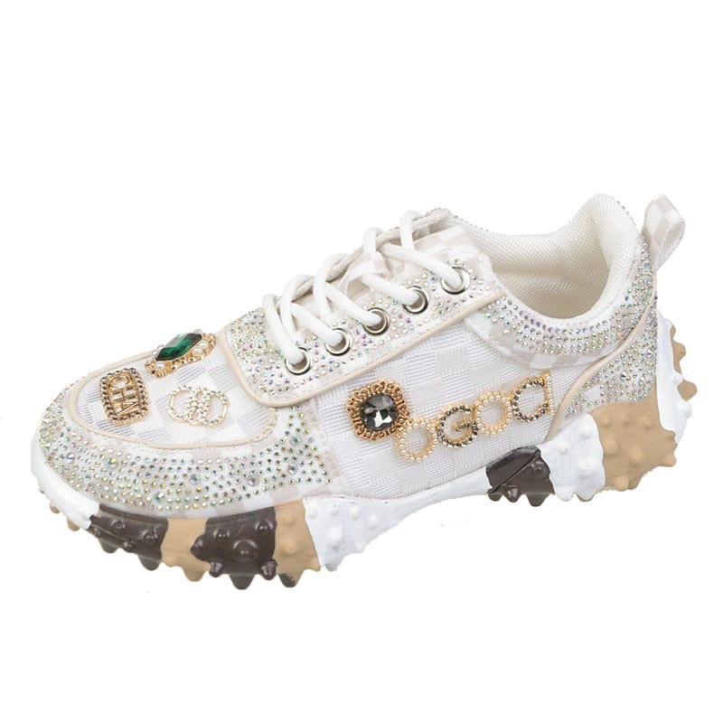 R&B | Funkelnde Diamanten Schuhe