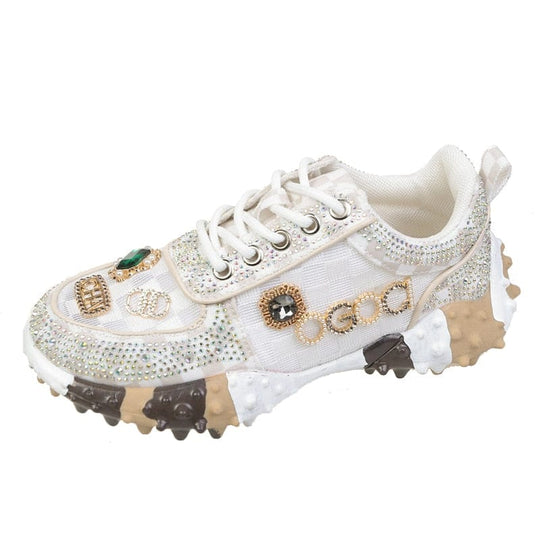 R&B | Funkelnde Diamanten Schuhe