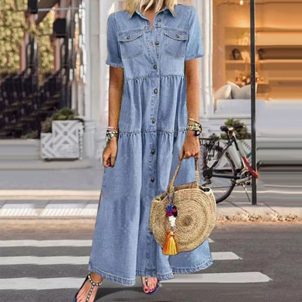 R&B | Stilvolles Denim Kleid