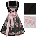Dirndl mit Blumenmuster für Oktoberfest