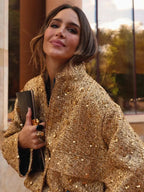 R&B | Pailettenbomberjacke