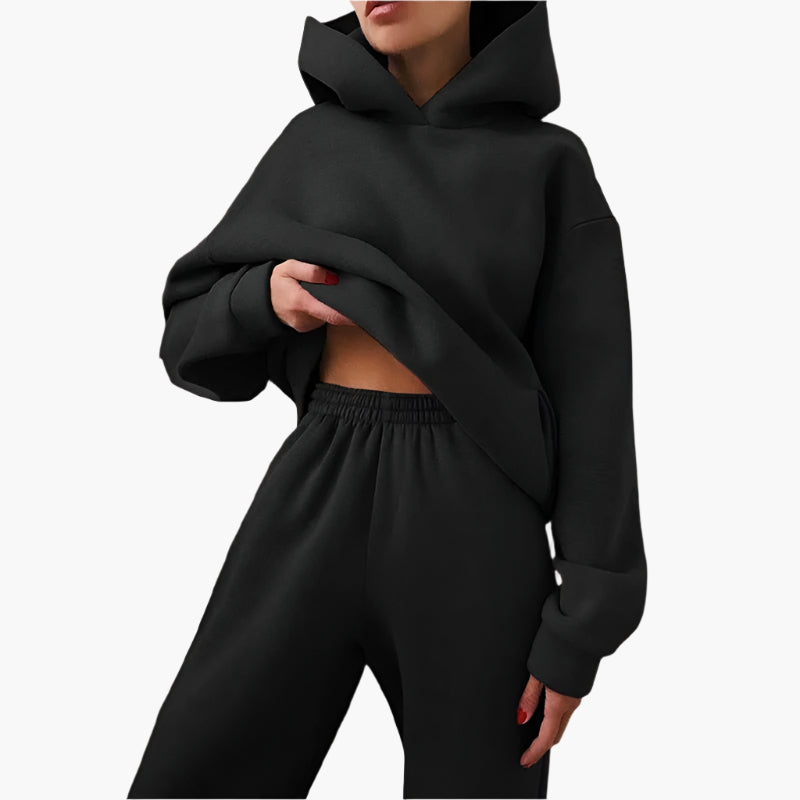 R&B | Oversize Lounge Set Kapuzenpullover und Jogginghose - Komfortabler Freizeitlook
