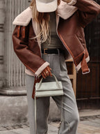 R&B | Kunstlederjacke mit Edler Optik