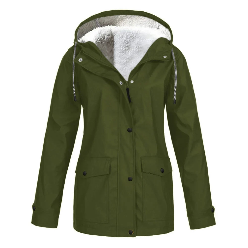 R&B | Wasserdichte Fleece-Hoodie-Jacke