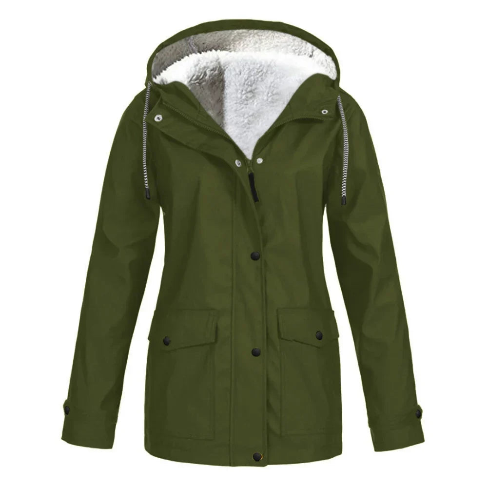 R&B | Wasserdichte Fleece-Hoodie-Jacke