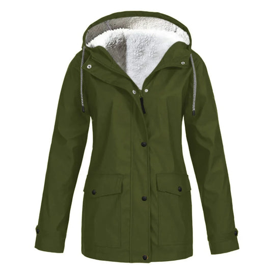 R&B | Wasserdichte Fleece-Hoodie-Jacke