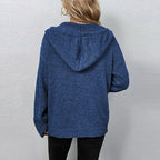 R&B | Strickjacke mit Kapuze