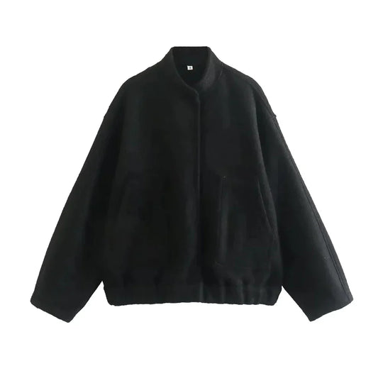 R&B | Stylische Weinlese Bomberjacke