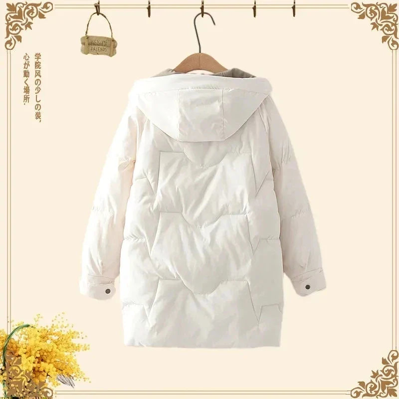 R&B | Oversized Winter Baumwoll Daunenjacke