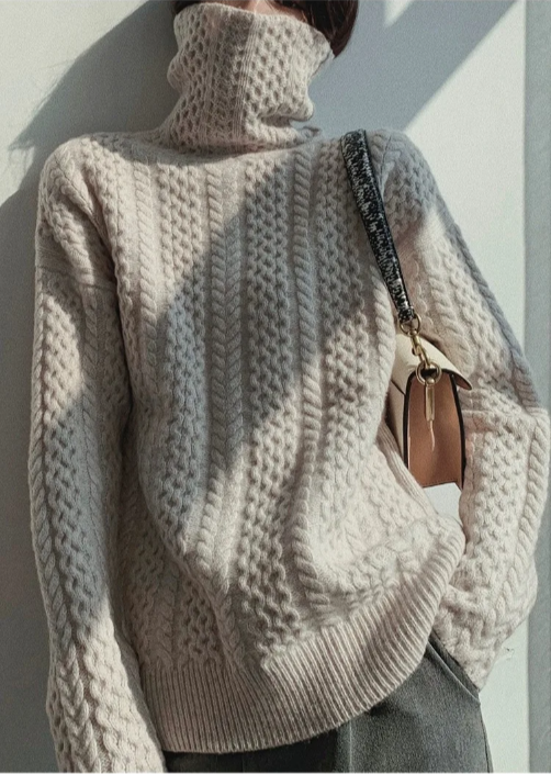 R&B | Chunky Strickpullover mit Rollkragen Weich und Warm Zeitloses Design