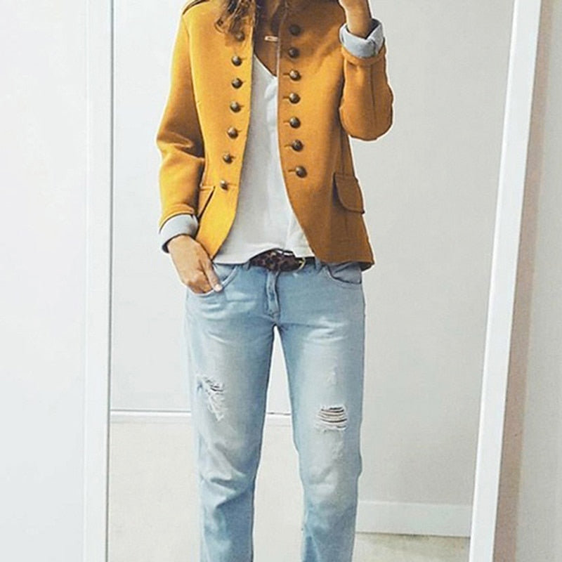 R&B | Blazer Mit Modernen Knöpfen Für Einen Schlanken, Trendigen Look