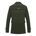 R&B | Stylischer langer Herbst-Trenchcoat für Herren