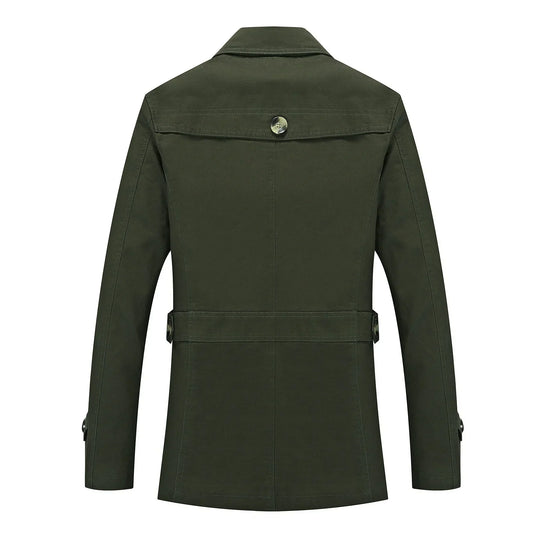 R&B - Stylischer langer Herbst-Trenchcoat für Herren