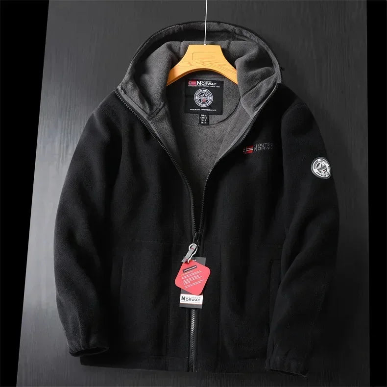 R&B | Extra warme Zip Kapuzenjacke