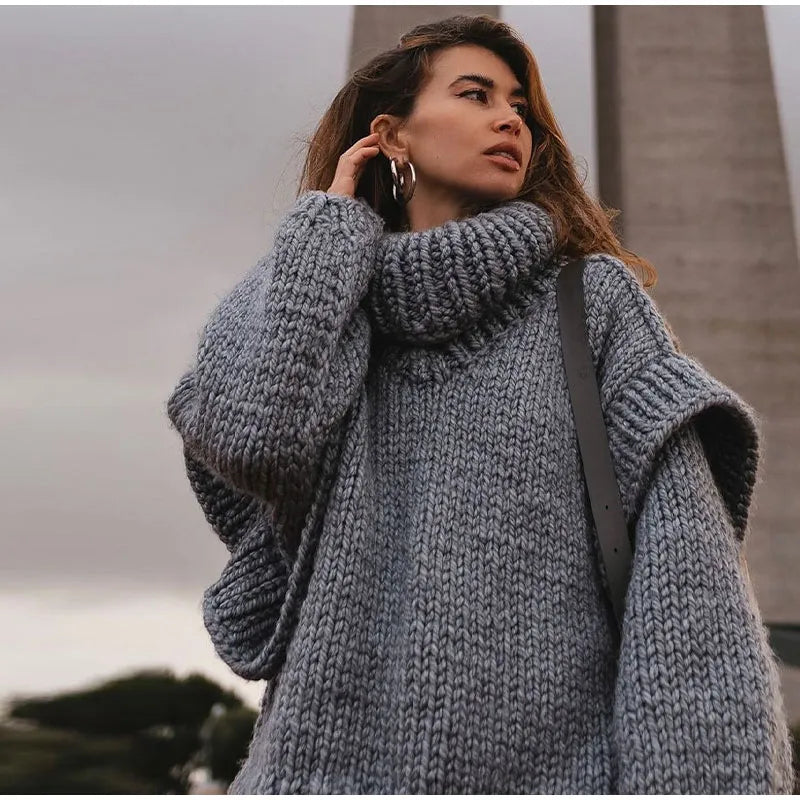 R&B | Chunky Strickpullover Oversized und Trendy Perfekt für Den Herbst