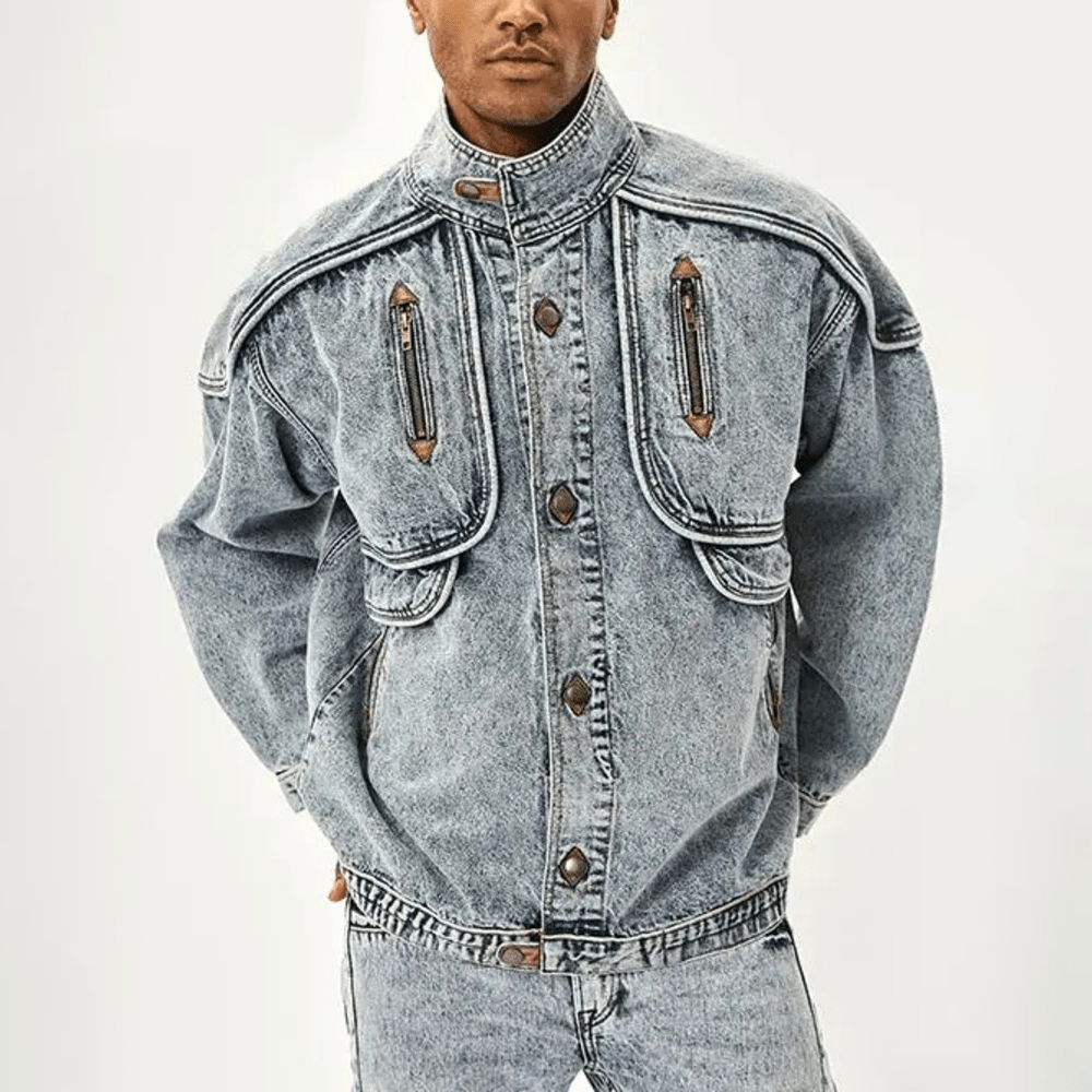 R&B | Moderne Jeansjacke für Herren