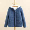 R&B | Winter Kapuzen Fleece-Gefütterte Jacke