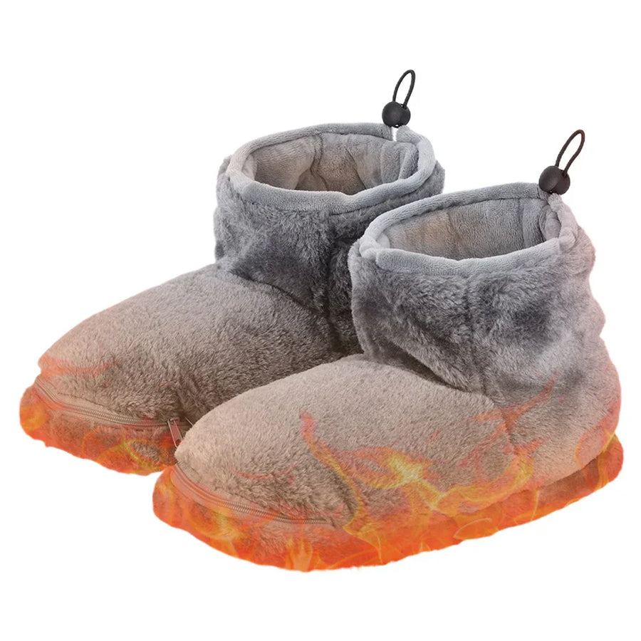 Komfortable USB-beheizte Stiefel mit Reißverschluss R&B
