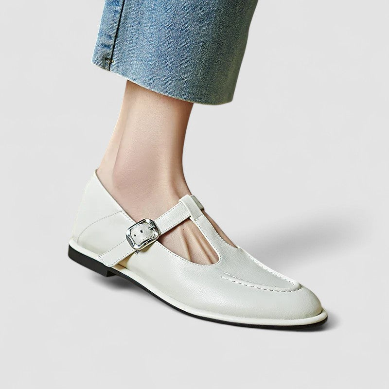 Orthopädische Mary Jane Schuhe mit niedrigem Absatz R&B