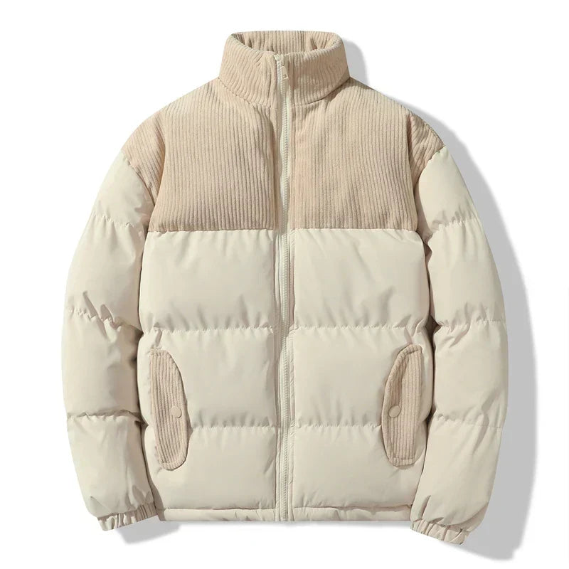 R&B | Wattierte Unisex-Jacke mit Cordura-Details