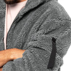 R&B | Herren Kapuzen-Fleecejacke