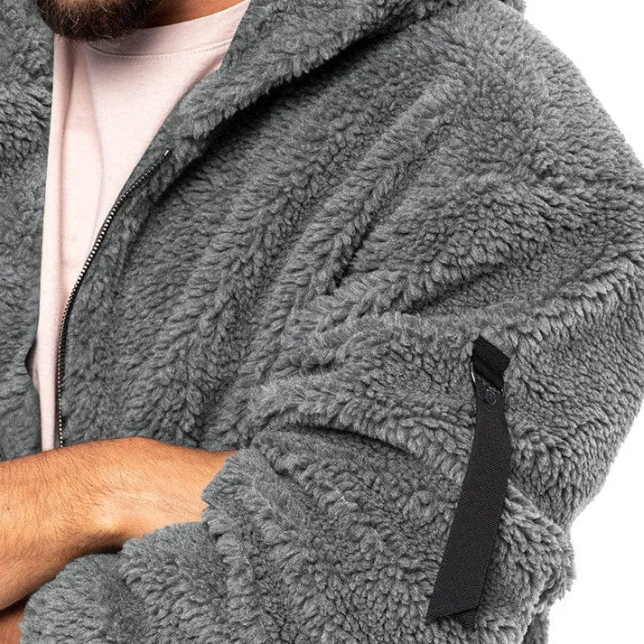 R&B | Herren Kapuzen-Fleecejacke