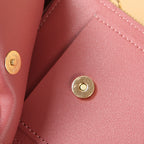 R&B | Leder Smartphone Clutch Damen Handtasche mit Touchscreen-Fenster